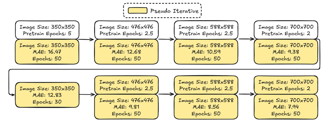 图6. 伪迭代训练结果